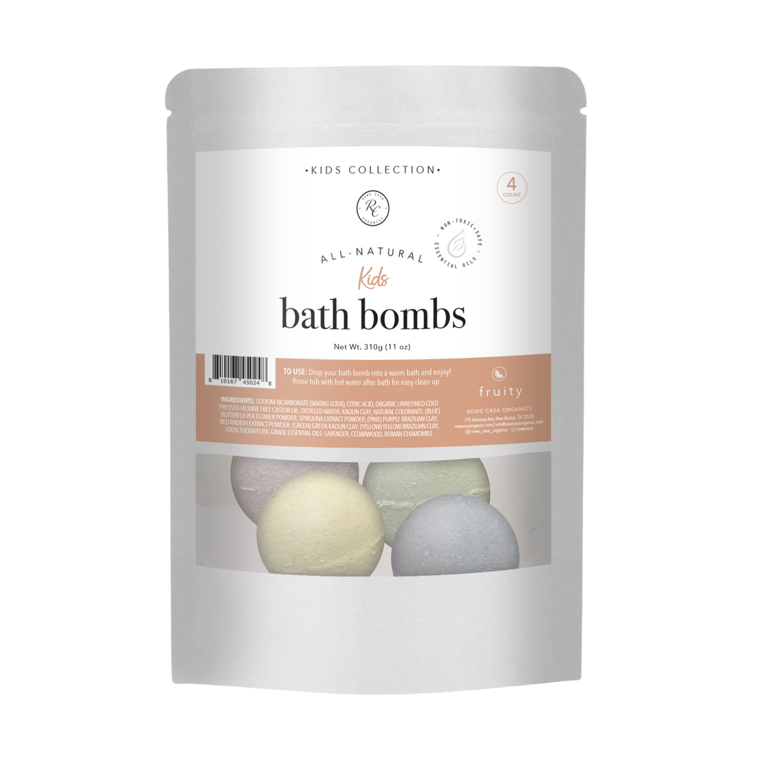 Kids Bath Bombs | 4 count