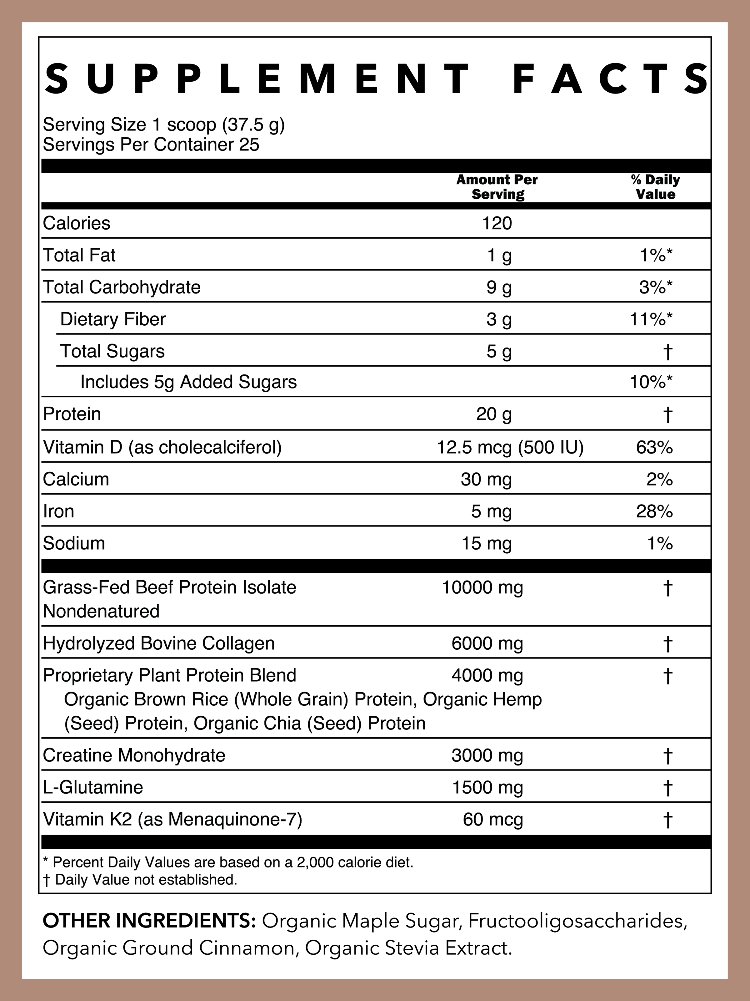 Women’s Wellness Protein Blend - Maple Cinnamon | 33 oz