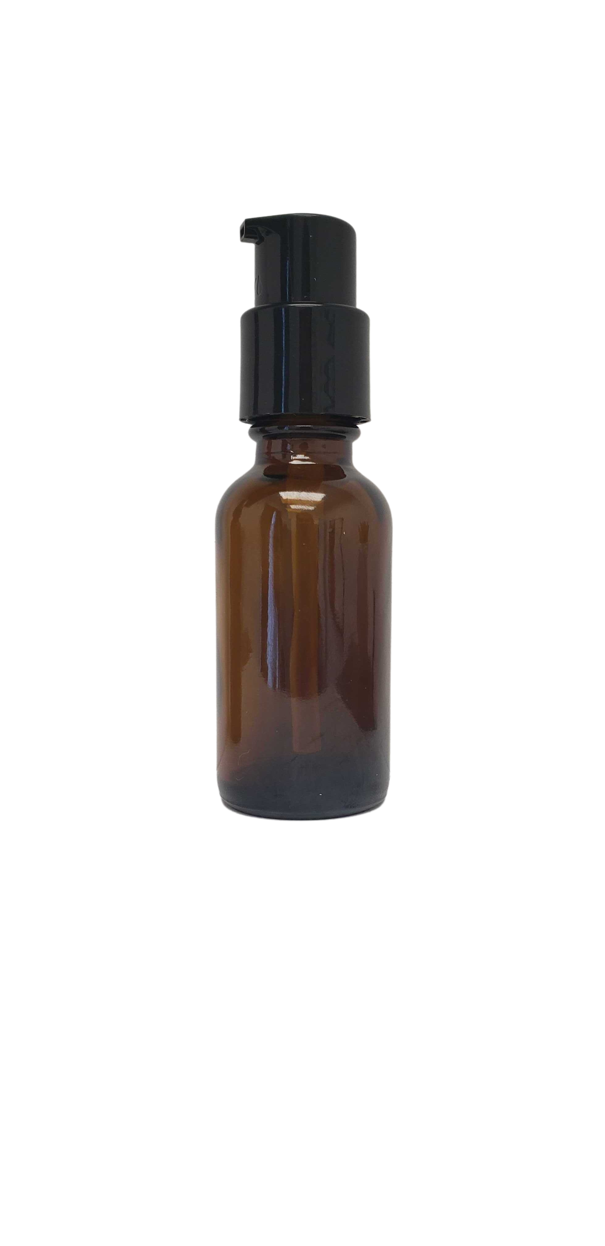 Glass Bottle with Pump Lid | 1 oz