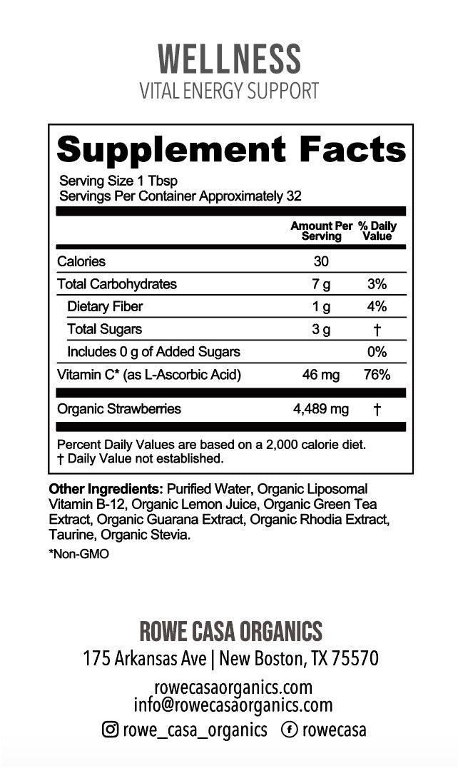 Vitality Energy Support | 16 oz
