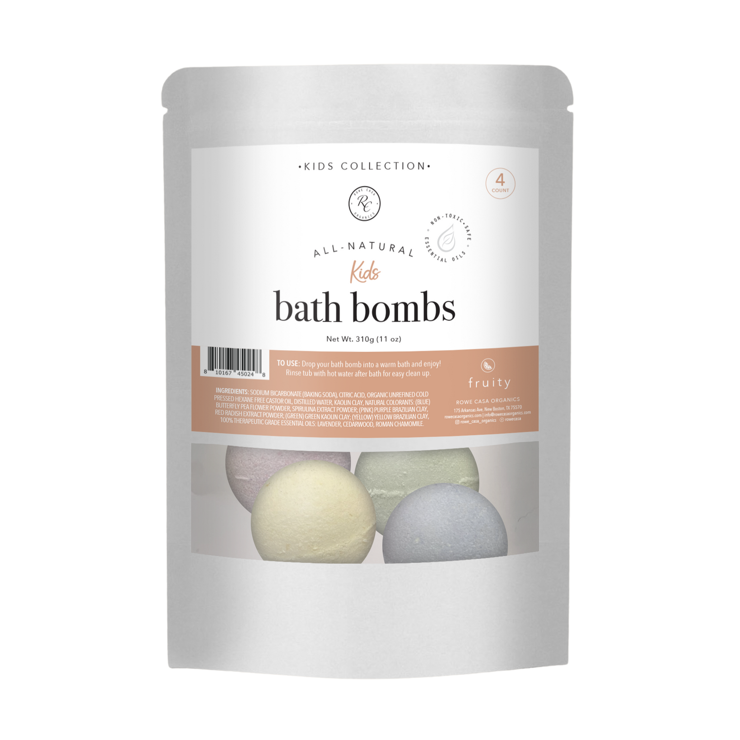 KIDS BATH BOMBS | 4 count