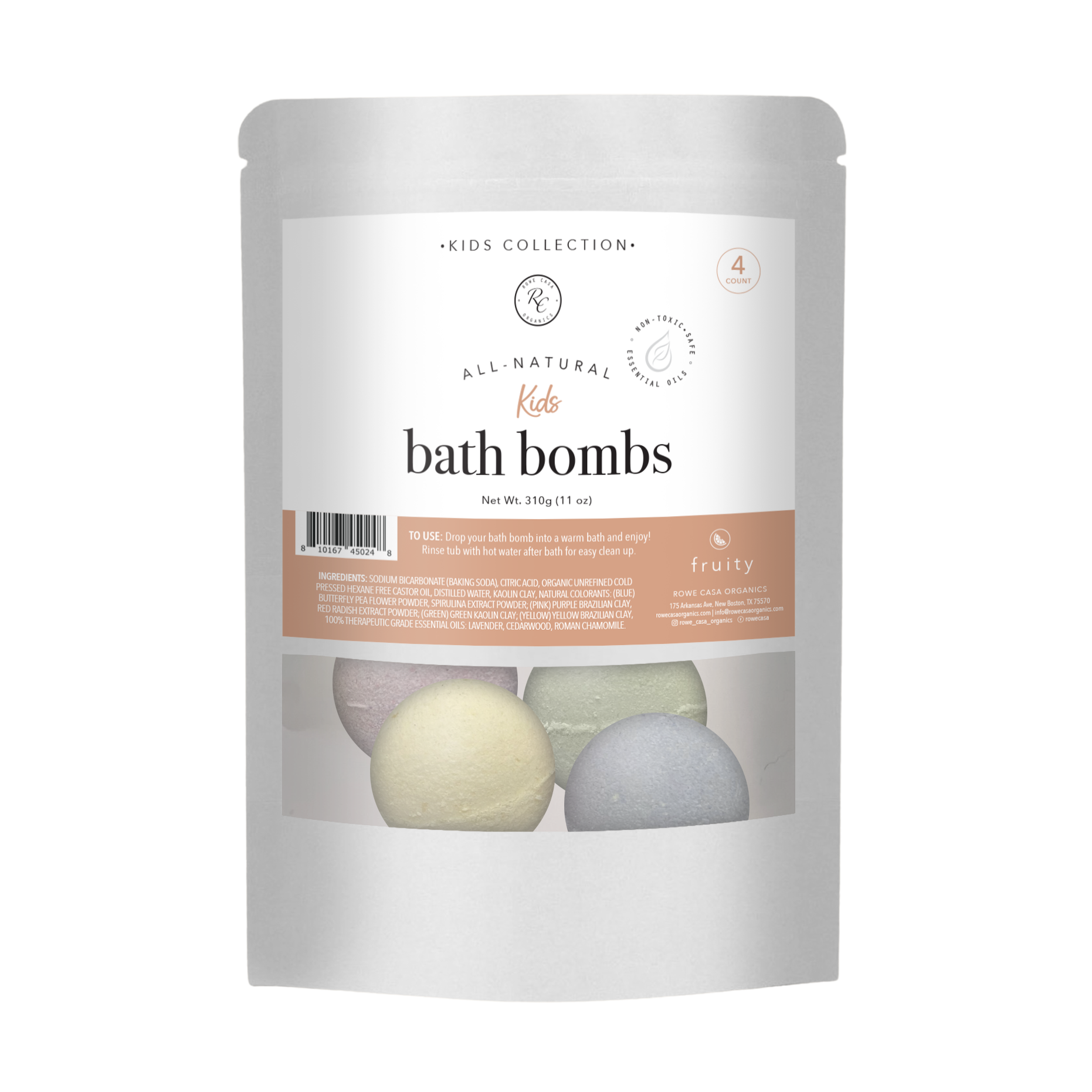 KIDS BATH BOMBS | 4 count