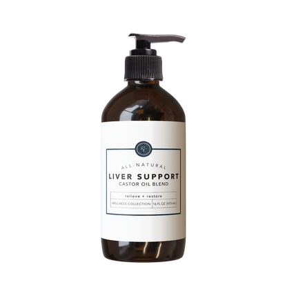 Liver Support Castor Oil Blend | 16 oz