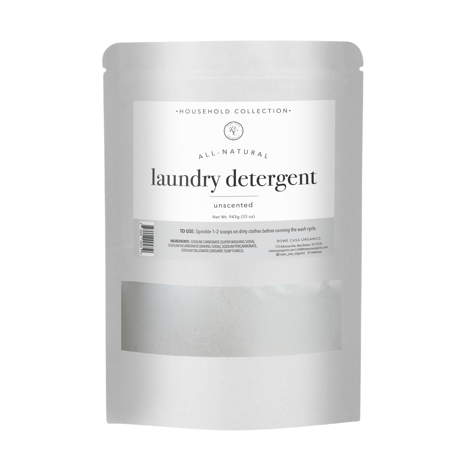 LAUNDRY DETERGENT | UNSCENTED | 32 OZ