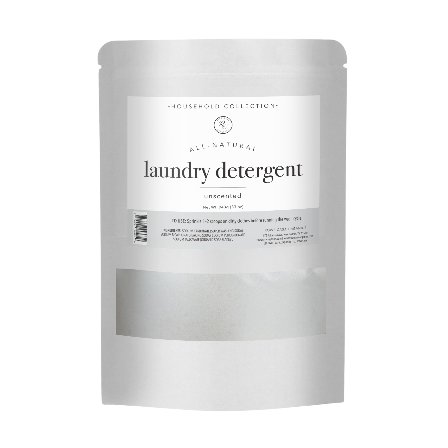 LAUNDRY DETERGENT | UNSCENTED | 32 OZ