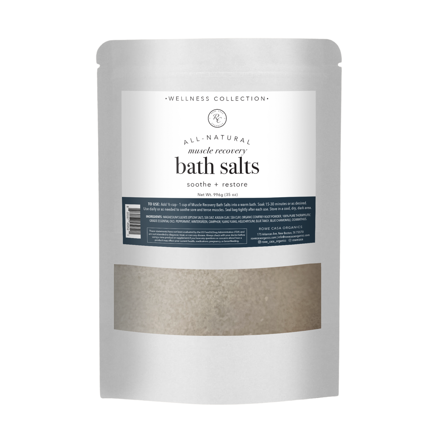 MUSCLE RECOVERY BATH SALTS | 35 OZ