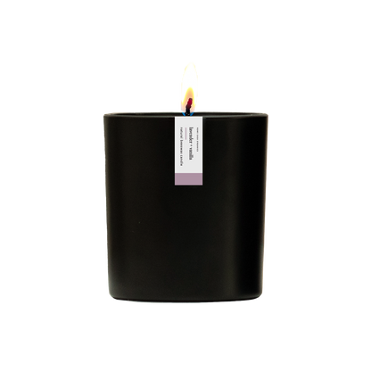 LAVENDER + VANILLA BEESWAX CANDLE | 8.75 OZ