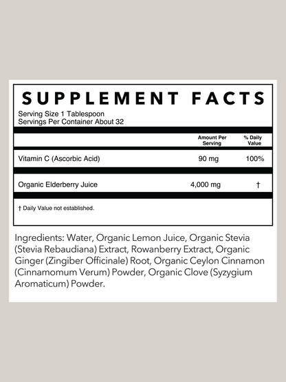 Elderberry Immune Support | 16 oz