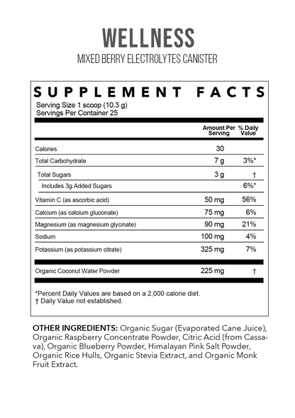 Mixed Berry Electrolytes | 25 Serving Canister