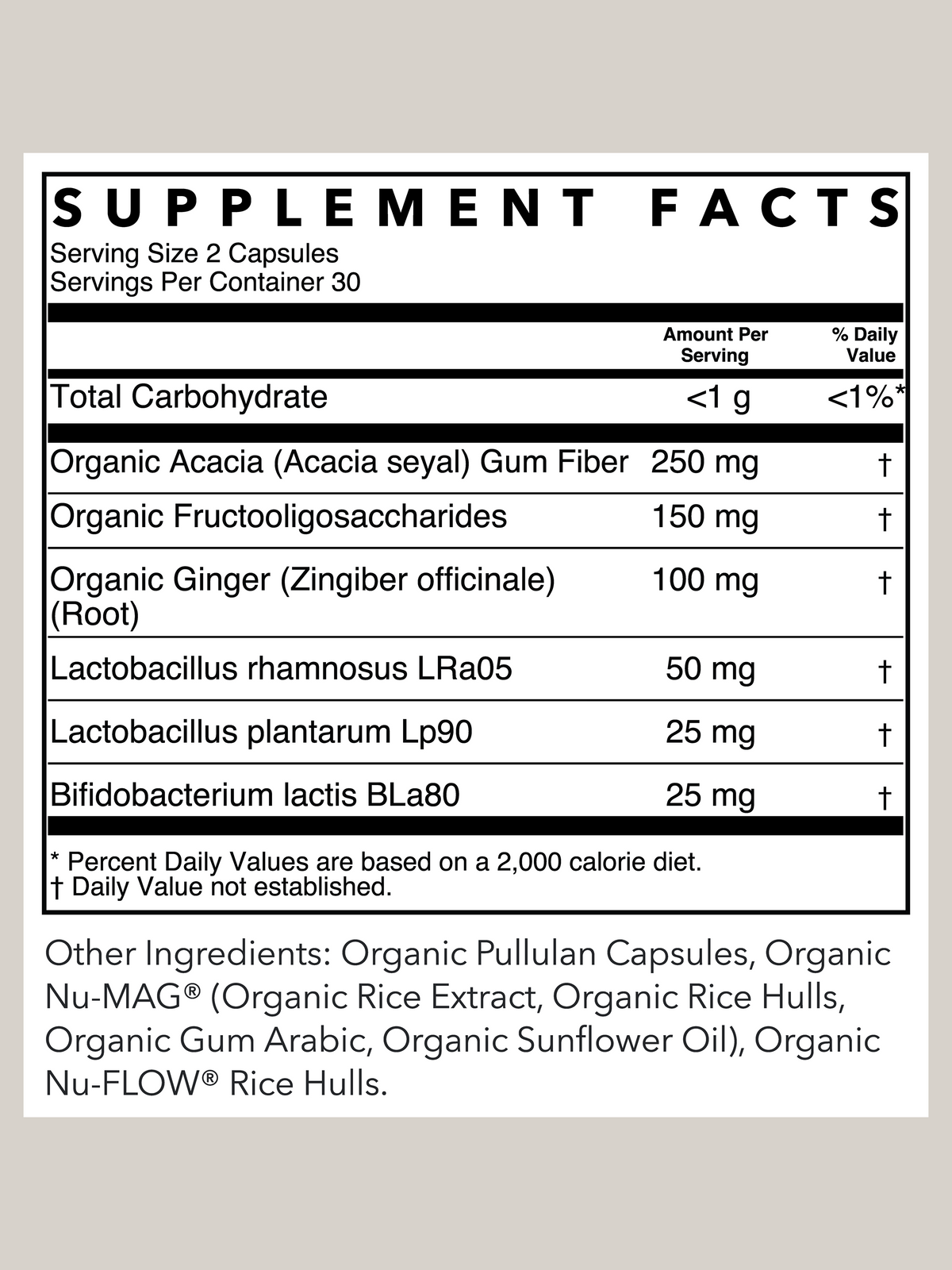 Gut + Digestive Probiotic Support | 60 Capsules