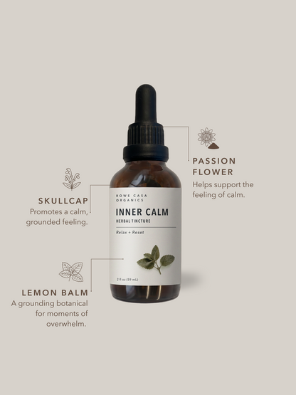 Inner Calm Herbal Tincture | 2 oz