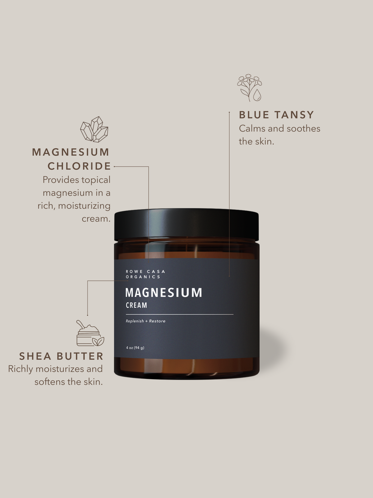 Magnesium Cream | 4 oz