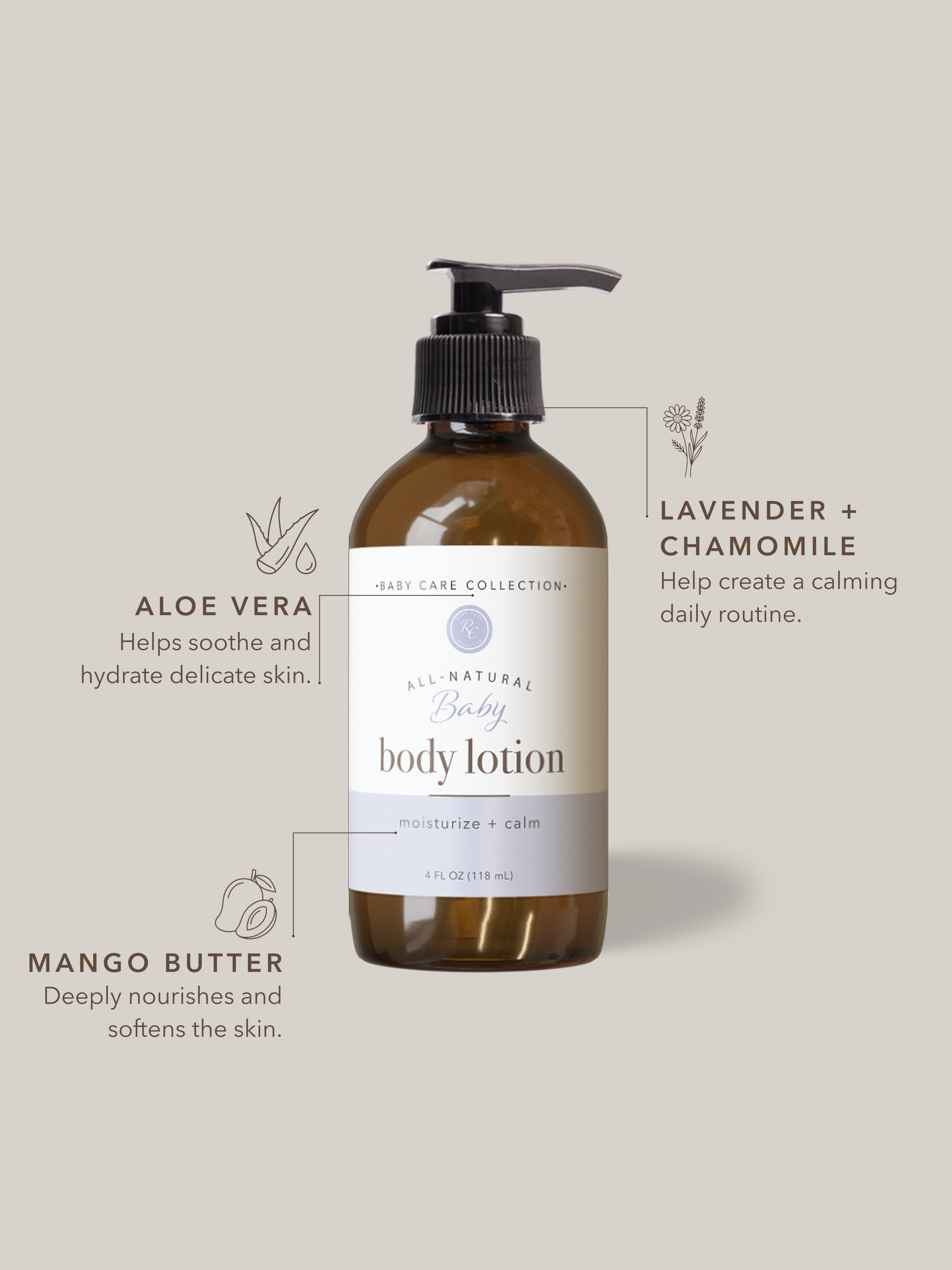 Baby Body Lotion | 4 oz