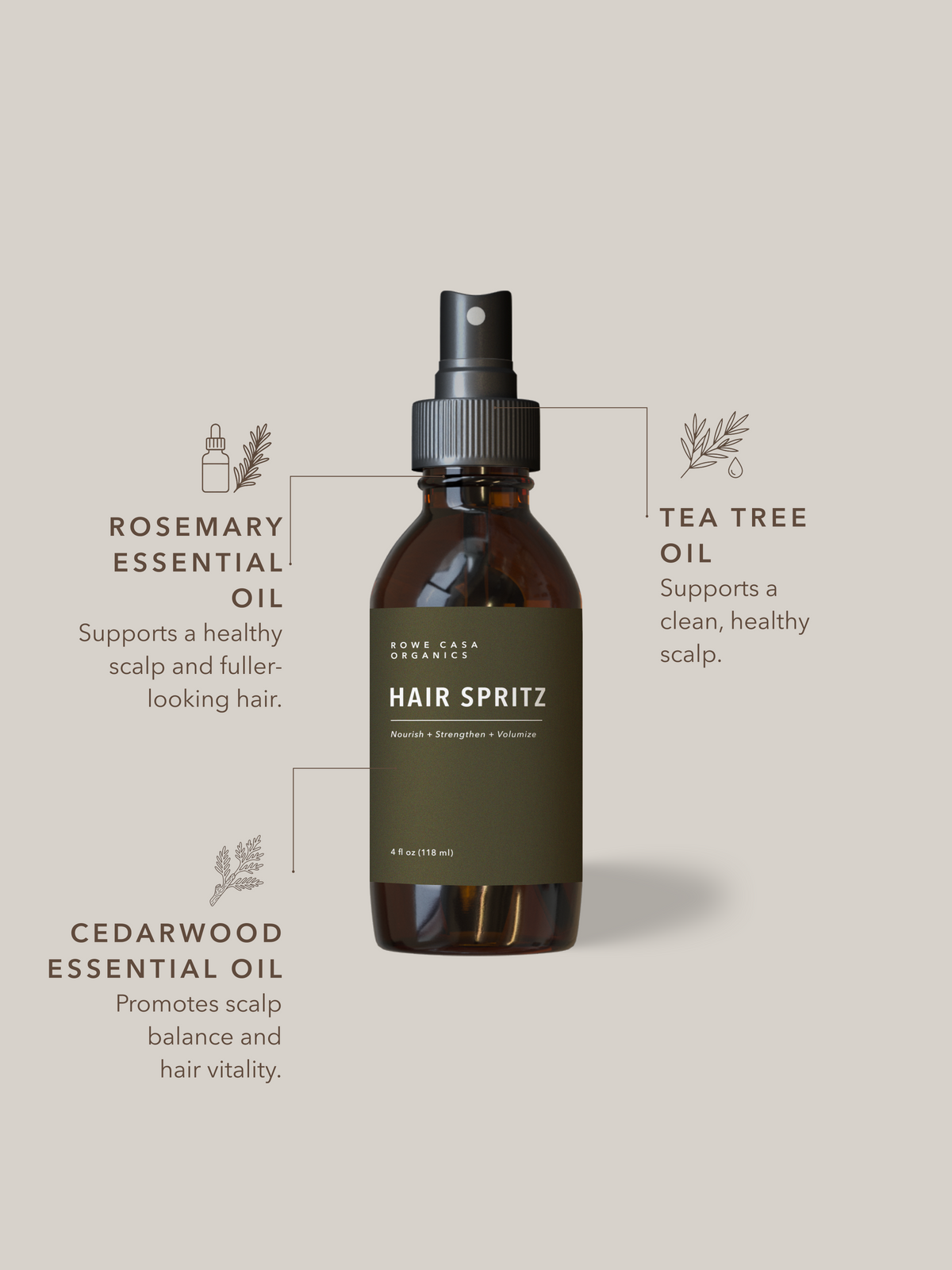 Hair Spritz 4 oz