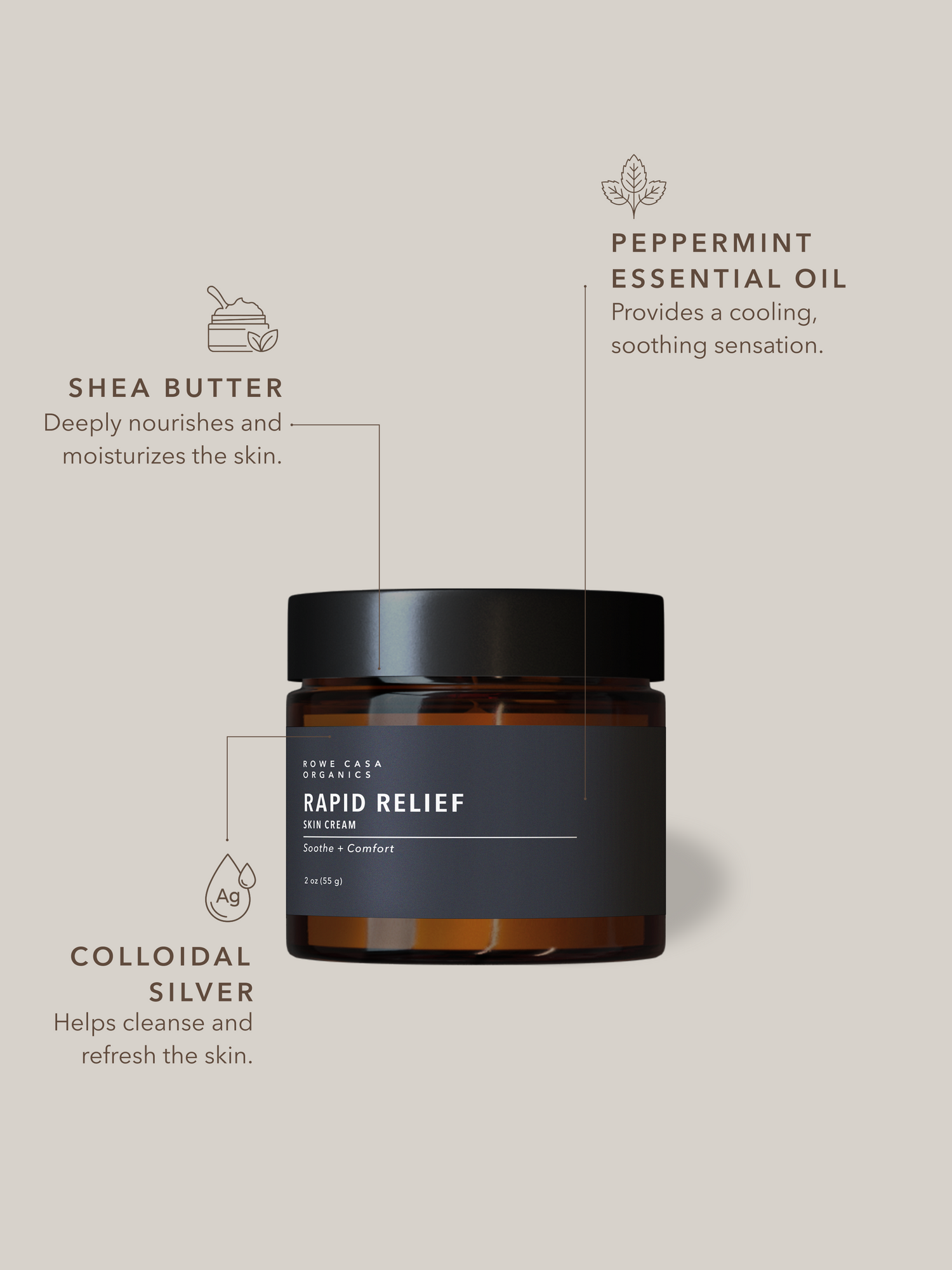 Rapid Relief Cream | 2 oz