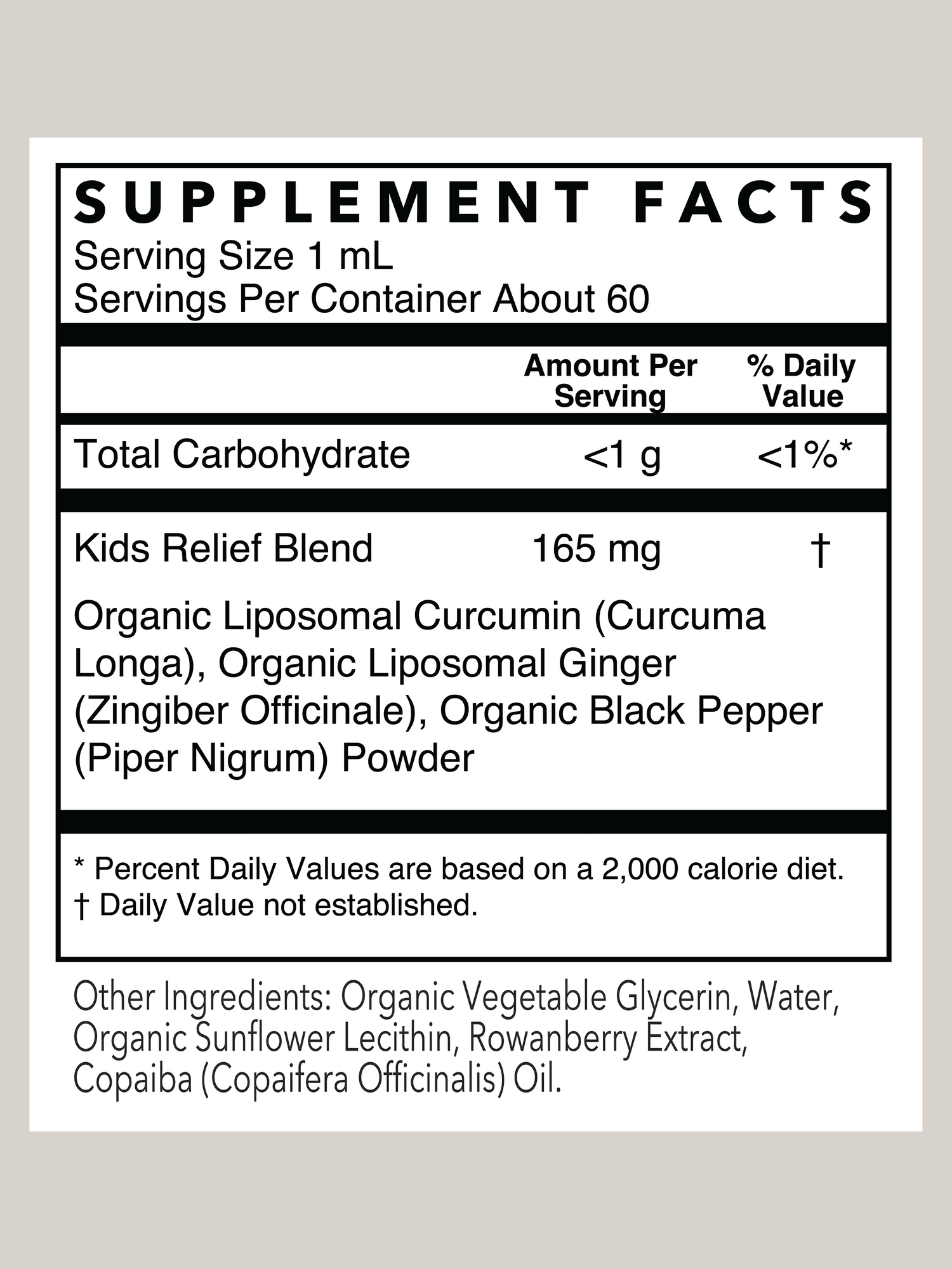 Kids Relief Herbal Tincture | 2 oz