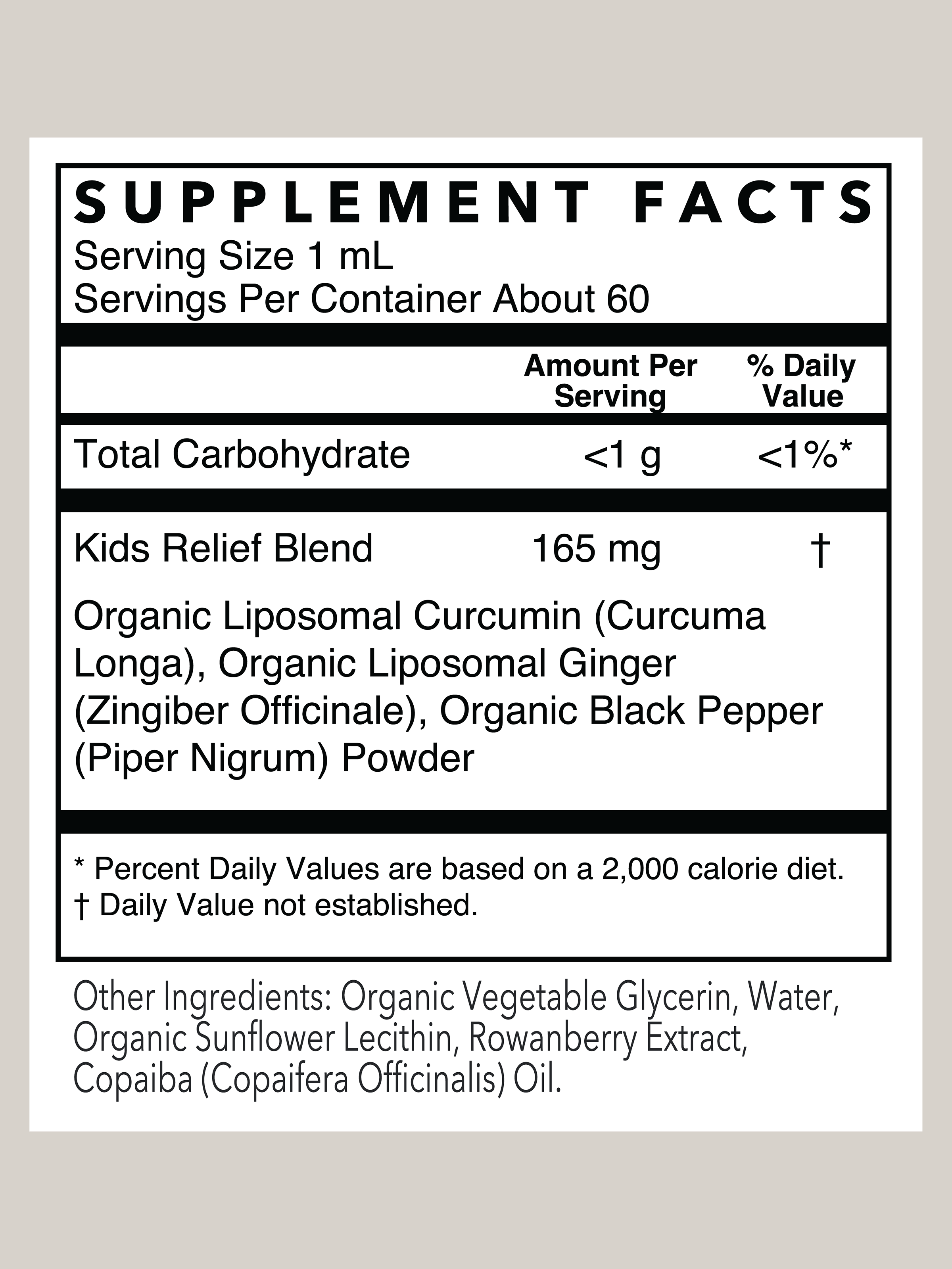 Kids Relief Herbal Tincture | 2 oz