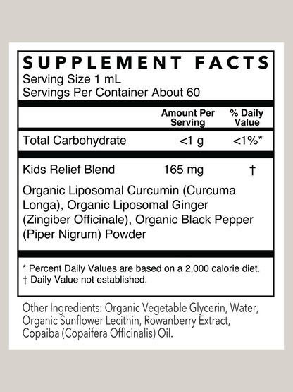 Kids Relief Herbal Tincture | 2 oz