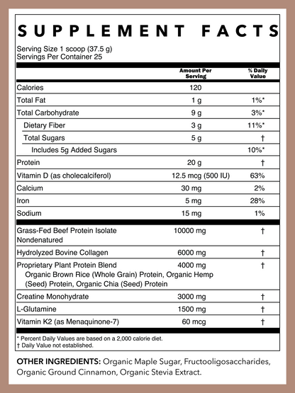 Women’s Wellness Protein Blend - Maple Cinnamon | 33 oz