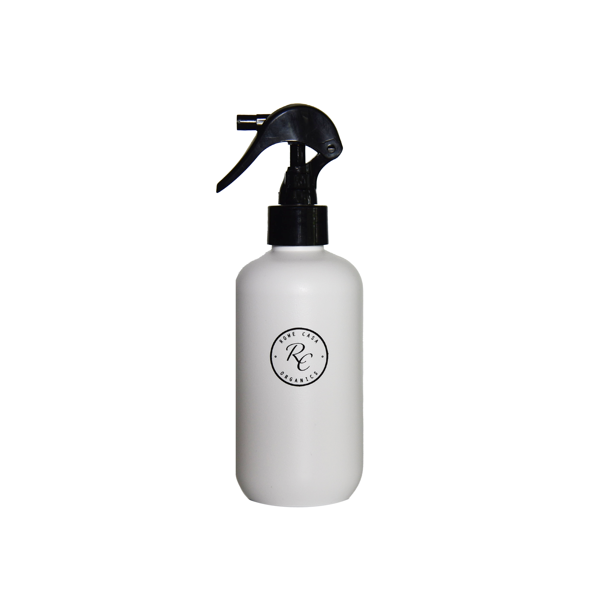 HDPE PLASTIC SPRAY BOTTLE - WHITE | 8 OZ – Rowe Casa Organics Wholesale