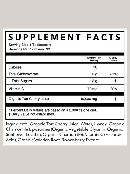 Tart Cherry Sleep Support | 16 oz