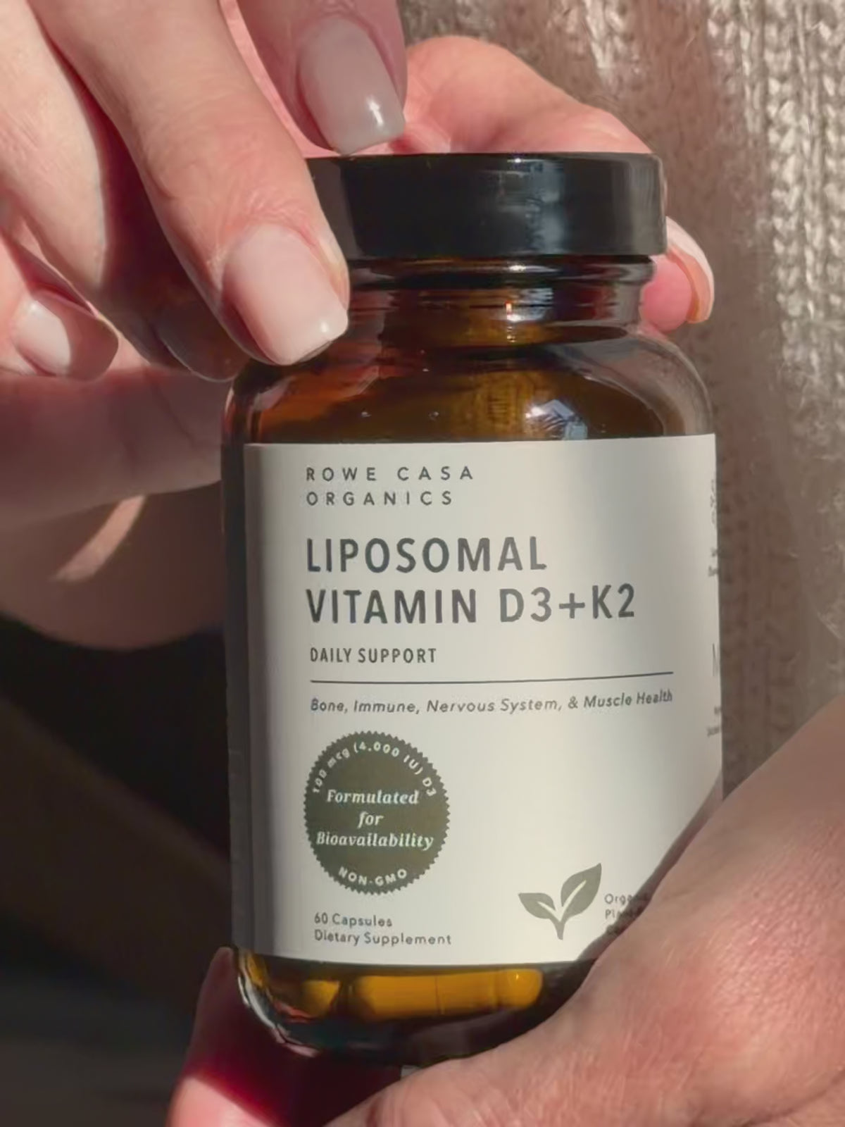 Liposomal Vitamin D3 + K2 | 60 Capsules