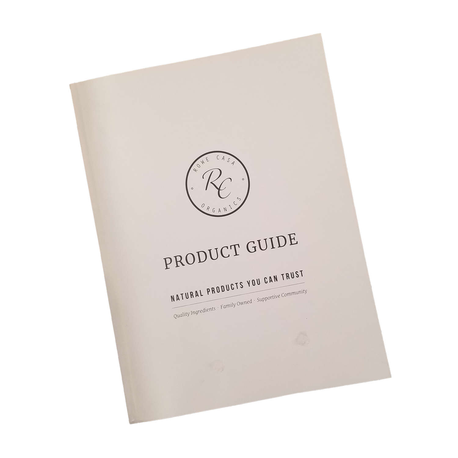 ROWE CASA ORGANICS DIGITAL PRODUCT GUIDE BOOK