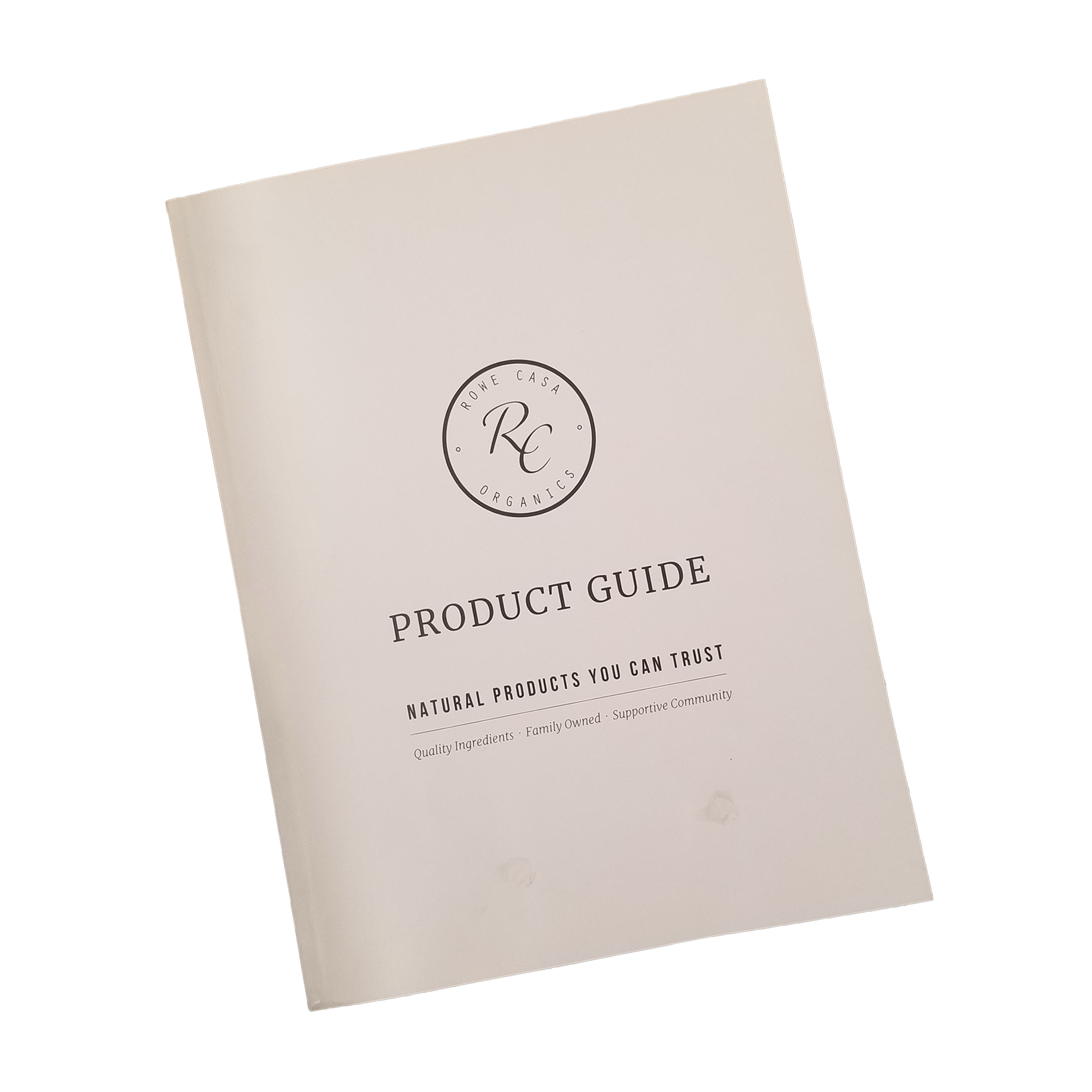 ROWE CASA ORGANICS DIGITAL PRODUCT GUIDE BOOK